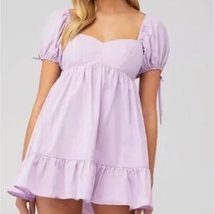 Amanda Uprichard Lavender Mini Dress